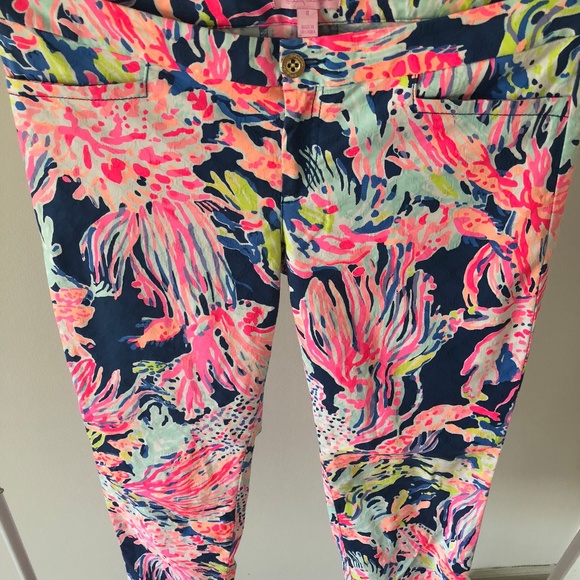 Lilly Pulitzer Kelly Ankle Pant in Sunken Treasure - Picture 3 of 8
